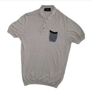 NOHOW KORVAL POCKET POLO IN BEIGE